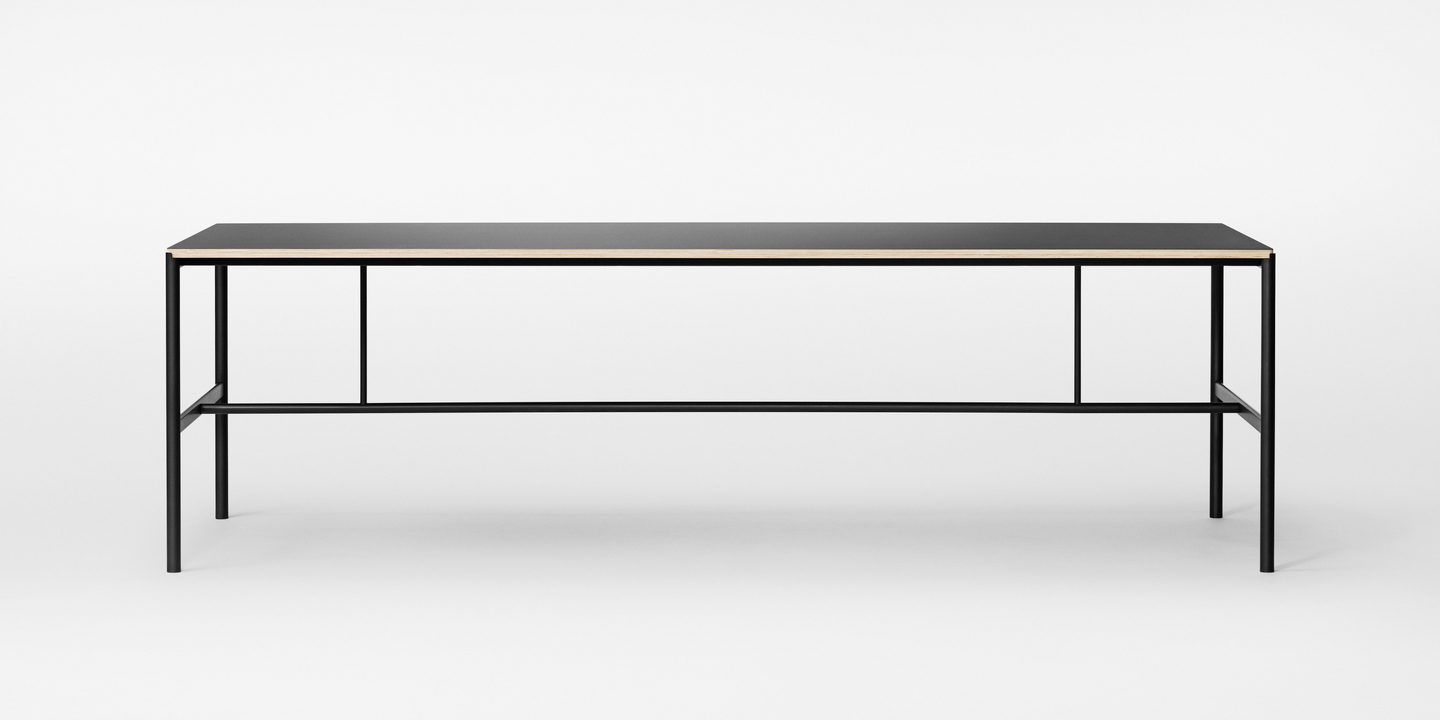 Mies Table black 250 cm